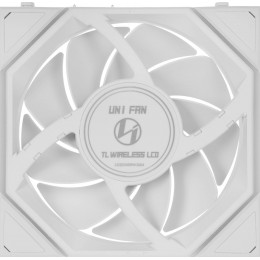 Вентилятор для корпуса Lian-Li Uni Fan TL Wireless LCD 120 LCD ARGB 120х124.5x28 белый 4-pin 27дБ (G99.12TLLCD1W1W.R0) Ret