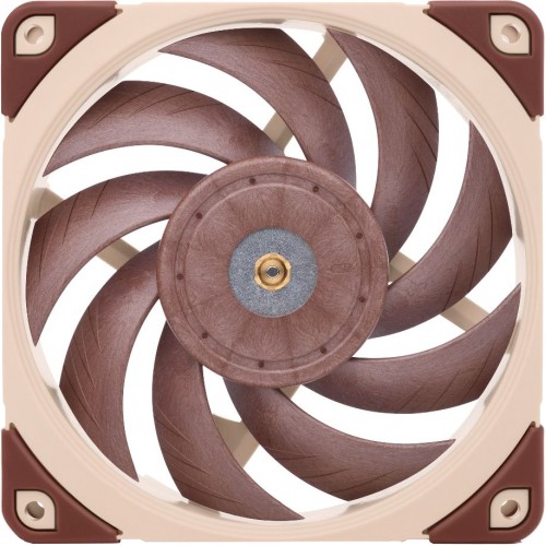 Кулер для корпуса/ Case Cooler Noctua NF-A12x25 PWM (120x120x25mm, 4-pin PWM, 60.09CFM, 22.6dBA, 2000RPM, Beige/Brown)
