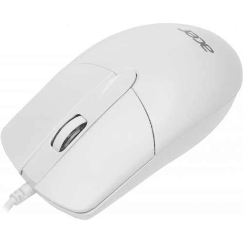Мышь Acer OMW300 белая оптическая 1200dpi USB с 3 кнопками - идеальный выбор для вашего компьютера