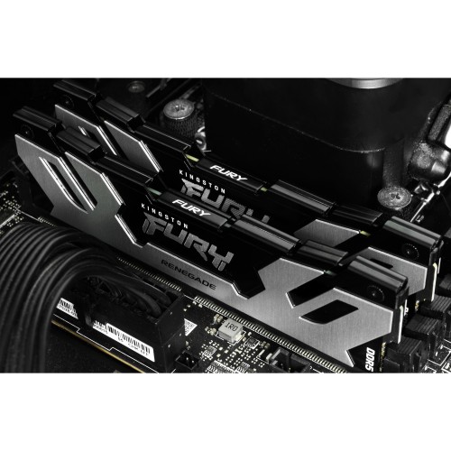 Купить оперативную память Kingston 64GB DDR5 6400MT/s CL32 DIMM (2 шт.) FURY Renegade Silver с XMP
