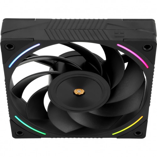 Кулер для корпуса/ Case Cooler Thermalright TL-K12R Reverse (120x120x25mm, 4-pin PWM, ARGB, 69CFM, 27dBA, 2150RPM, Black) Thermalright