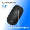 Купить беспроводную оптическую мышь Оклик 202MW черного цвета с 1000dpi и 3 кнопками для ноутбука