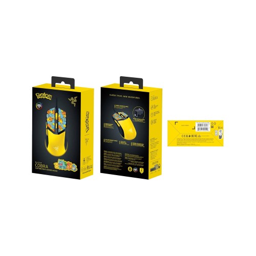 Купить игровую мышь Razer Cobra - Pokémon Kanto Starters Edition для максимального комфорта и стиля