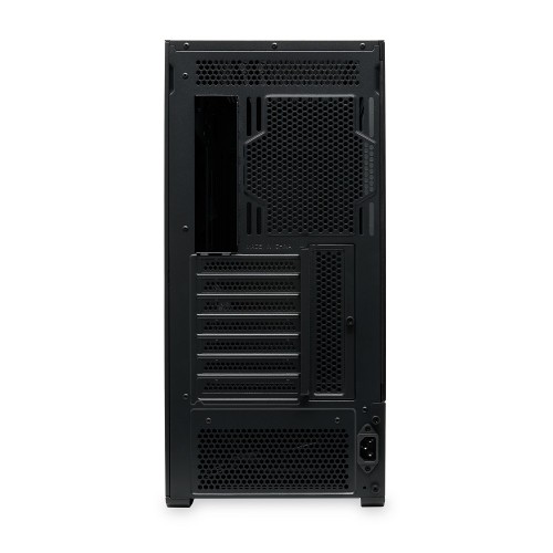 Корпус без блока питания/ Case HSPD M712, Mesh Mid Tower, Black, TG, 0.6 SPCC, no fans, E-ATX, ATX, mATX, mITX, 175/410/160mm, 2x2.5", 2x3.5", 7xPCI, 2xUSB-A 3.0, 476x225x455mm HSPD