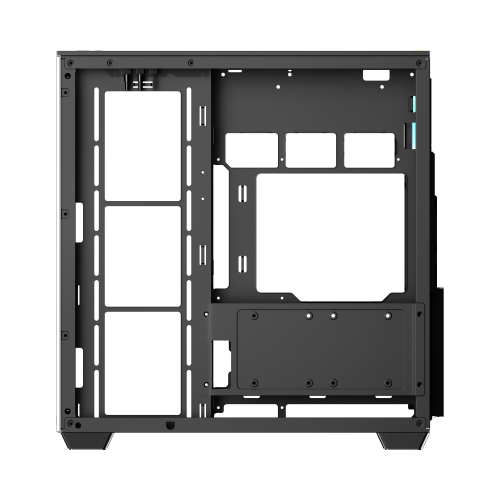 Корпус ПК Ocypus Delta C74 BK ARGB – Midi-Tower с RGB подсветкой, 2xUSB-A 3.0 и USB-C 3.1, совместимый с ATX, mATX, mITX