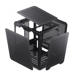 Корпус без блока питания/ Case JONSBO C6, Mini-Tower, no fan, 1xUSB-A 3.0 + 1xUSB-C 3.1, mATX, mITX Black