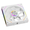 Кулер для корпуса/ Case Cooler PCCooler F3 X120R ARGB WH Reverse (120x120x25mm, 4-pin PWM, ARGB, 54CFM, 28.4dBA, 1800RPM, White) PcCooler
