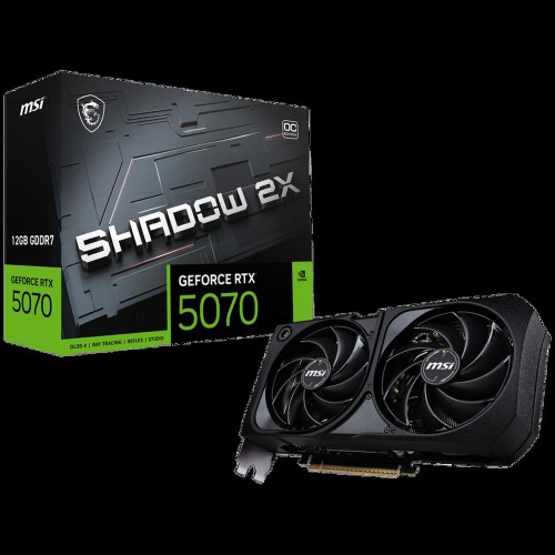 Купить видеокарту MSI RTX 5070 12G SHADOW 2X OC - NVIDIA GeForce 12Gb, PCI-E 5.0, GDDR7, 192bit, HDMI и DP