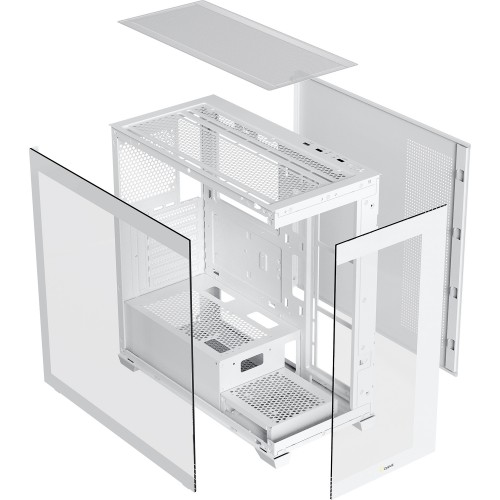 Корпус ПК Ocypus Gamma C72 WH ARGB - Midi-Tower с 4x120mm ARGB и USB 3.0 для ATX, mATX, mITX