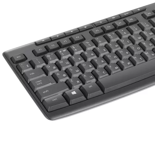 Комплект (клавиатура + мышь)/ Logitech Wireless MK295 Silent Combo GRAPHITE Retail