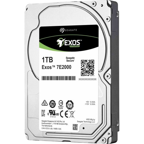 Жесткий диск/ HDD Seagate SATA 1TB 2.5"Exos 7E2000 7200 6Gb/s 128Mb (replacement ST1000NX0313, ST1000NM000A, MG04ACA100N, HUS722T1TALA604) 1 year warranty