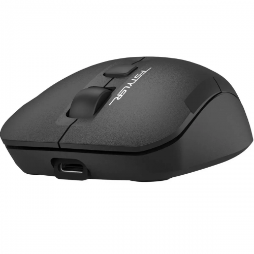 Мышь A4Tech Fstyler FG16CS Air2 черный оптич. 2000dpi silent беспров. USB для ноутбука 3but (FG16CS