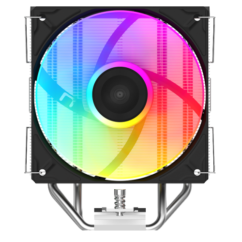 Кулер для процессора/ CPU Cooler SAMA A40L (240W, 4-pin PWM, 152mm, 4x6mm, ARGB, 1x120mm, 78CFM, 29dBA, 2200RPM, S: 1851/1700/1200/115X, AM5/AM4, silver) SAMA