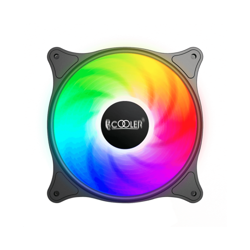 Кулер для корпуса/ Case Cooler PCCooler FX 120 ARGB BK (120x120x25mm, 4-pin PWM, ARGB, 52.79CFM, 33.2dBA, 2000RPM, Black)