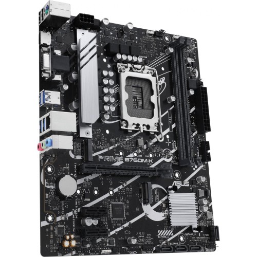 Материнская плата Asus PRIME B760M-K для Intel 1700 с поддержкой DDR5, mATX, 8ch звук и HDMI