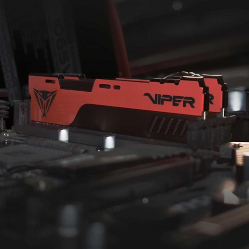 Память DDR4 32GB (2x16GB) 3200MHz Patriot Viper Elite II с радиатором - Высокопроизводительная Оперативная Память для Игровых ПК