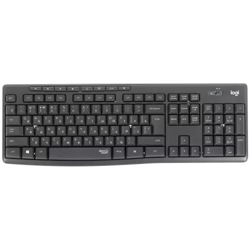 Комплект (клавиатура + мышь)/ Logitech Wireless MK295 Silent Combo GRAPHITE Retail