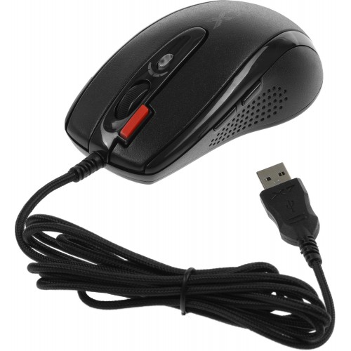 Мышь A4Tech X-7120 черный оптическая 2000dpi USB 7but (X-710BK+X7-200MP)