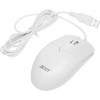 Мышь Acer OMW300 белая оптическая 1200dpi USB с 3 кнопками - идеальный выбор для вашего компьютера