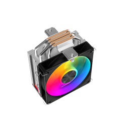 Кулер для процессора/ CPU Cooler SAMA A40L (240W, 4-pin PWM, 152mm, 4x6mm, ARGB, 1x120mm, 78CFM, 29dBA, 2200RPM, S: 1851/1700/1200/115X, AM5/AM4, silver)