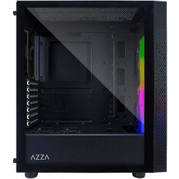 Корпус Azza Celesta F черный ATX 5x120mm 5x140mm 2xUSB2.0 1xUSB3.0 audio bott PSU [CSAZ-340F CELESTA]