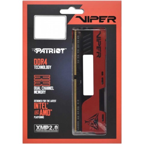Память DDR4 32GB (2x16GB) 3200MHz Patriot Viper Elite II с радиатором - Высокопроизводительная Оперативная Память для Игровых ПК