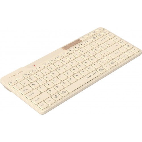 Клавиатура A4Tech FBK26C AS: Бежевый USB Беспроводной Slim Multimedia Модель для Удобства и Стиля