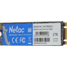 Твердотельный накопитель Netac SATA-III 2TB NT01N535N-002T-N8X N535N M.2 2280 [NT01N535N-002T-N8X]