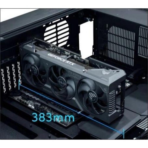 Корпус Lian-Li DK07X E-ATX черный с поддержкой 10 вентиляторов 120mm и 3 вентиляторов 140mm, 2xUSB 3.0 и аудиоразъемом