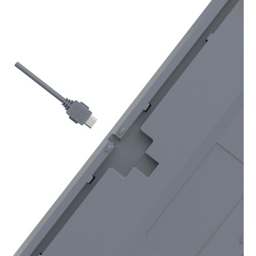 Клавиатура A4Tech FS300 PANDA ROCK: Механическая Игровая Клавиатура с LED Подсветкой и USB Подключением (Чёрный/Серый, 1.8м)