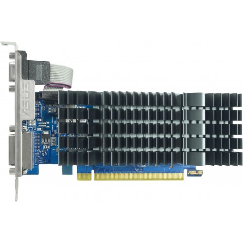 Купить видеокарту Asus GT 710 2Gb GDDR5 - NVIDIA GeForce, PCI-E 2.0, низкопрофильная, DVI/HDMI/CRT, идеальна для офисных ПК