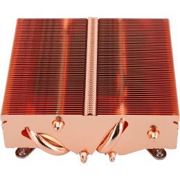 Кулер для процессора/ CPU Cooler Thermalright AXP-90 X53 Full (4-pin PWM, 38mm, Cu/Cu, 4x6mm, 1x92mm, 42.58CFM, 22.4dBA, 2700RPM, S: 1851/1700/1200/115X, AM5/AM4, orange, red)