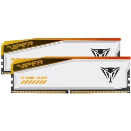 Оперативная память DDR5 2x16GB 6000MHz Patriot PVER532G60C36KT Viper Elite 5 Tuf Gaming RGB RTL Gaming PC5-48000 CL36 DIMM 288-pin 1.35В kit single rank с радиатором Ret [PVER532G60C36KT]