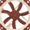 Кулер для корпуса/ Case Cooler Noctua NF-S12A PWM (120x120x25mm, 4-pin PWM, 63.27CFM, 17.8dBA, 1200RPM, Beige/Brown)