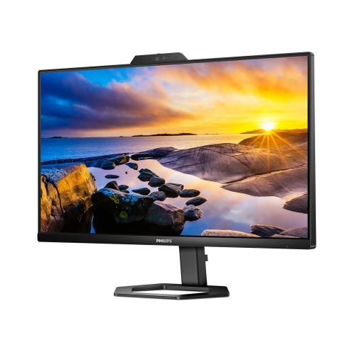Монитор Philips 24E1N5300HE 23.8'', 1920x1080, IPS, 75hz, 80M:1, 300cd, 1ms, HDMI 1.4, DP 1.2, 4xUSB 3.2, Type-C 65W, Speakers, web-cam 5.0mpx, H. adj 130mm, pivot, VESA, 3Y, Black/ Philips 24E1N5300HE 23.8'', 1920x1080, IPS, 75hz, 80M