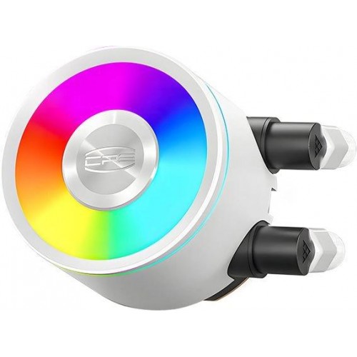 Система водяного охлаждения PcCooler DA360 Pro ARGB Soc-AM5/AM4/1200/1700/1851 белый 4-pin 33.8dB Al 300W Ret (DA360PRO-WHAWXX-GL)