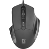 Defender Проводная оптическая мышь Datum MB-347 черный,4 кнопки, 800-1600 dpi Defender