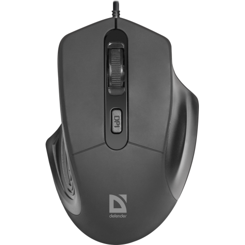 Defender Проводная оптическая мышь Datum MB-347 черный,4 кнопки, 800-1600 dpi Defender