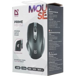 Мышь DEFENDER USB OPTICAL PRIME MB-053 BLACK 52053