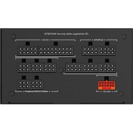 Блок питания PcCooler ATX 1200W P5-YS1200 -G1F Gen.5 80+ gold (20+4pin) APFC 120mm fan 12xSATA Cab Manag RTL [P5-YS1200-G1FFBK1-EU]