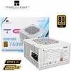Блок питания ПК/ Power Supply Thermalright, 750W 80+ Gold (ATX, 3.0, PCIe 5.0, Non-modular, 1x24(20+4)pin, 1xCPU 8(4+4)pin, 2xPCIe*2 8(6+2)pin, 5xSATA3, 1x12+4pin (12VHPWR PCIe 5.0 12+4pin 600mm), 3xMOLEX4pin, Active, 120x120mm, 150x140x86mm, APFC, white)