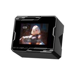 Система охлаждения/ Water Cooling System PCCooler GT360M ARGB Display BK (300W, 360mm, LED temp., Black, ARGB/ Fans: 3x120mm, 75.8CFM, 33.7dBA, 2200RPM/ Pump height 85mm, 15dBA, 2600RPM, Rad thickness 27mm/ S: 1851, 1700, 1200, 115X, AM5, AM4)