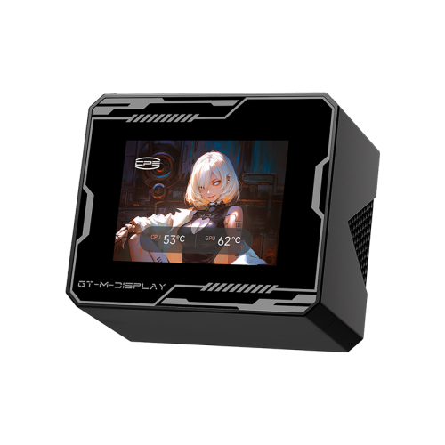 Система охлаждения/ Water Cooling System PCCooler GT360M ARGB Display BK (300W, 360mm, LED temp., Black, ARGB/ Fans: 3x120mm, 75.8CFM, 33.7dBA, 2200RPM/ Pump height 85mm, 15dBA, 2600RPM, Rad thickness 27mm/ S: 1851, 1700, 1200, 115X, AM5, AM4) PcCooler