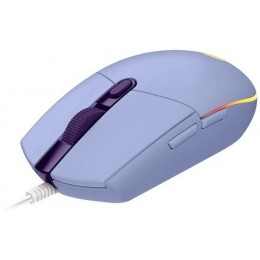 Мышь Logitech G102 LightSync сиреневый оптическая 8000dpi USB 6but (910-005857)