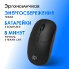 Купить беспроводную оптическую мышь Оклик 202MW черного цвета с 1000dpi и 3 кнопками для ноутбука