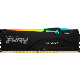 Память оперативная/ Kingston 32GB 5600MT/s DDR5 CL40 DIMM FURY Beast RGB XMP