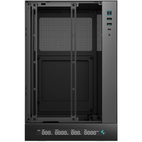 Корпус Deepcool CH170 DIGITAL черный mATX с охлаждением 1x120mm, USB2.0 и USB3.0 – идеальный выбор для вашего ПК