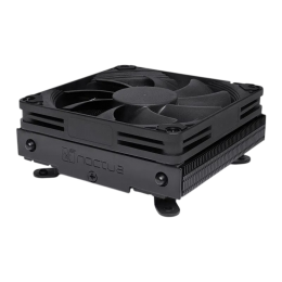 Кулер для процессора/ CPU Cooler Noctua NH-L9i chromax.black (59W, 4-pin PWM, 37mm, Al/Cu, 2x6mm, 1x92x92x14mm, 33.84CFM, 23.6dBA, 2500RPM, S: 1200/115x, Black)