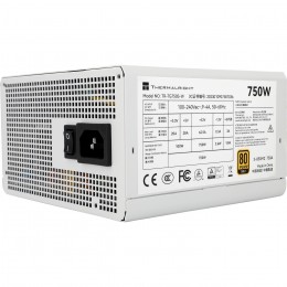 Блок питания ПК/ Power Supply Thermalright, 750W 80+ Gold (ATX, 3.0, PCIe 5.0, Non-modular, 1x24(20+4)pin, 1xCPU 8(4+4)pin, 2xPCIe*2 8(6+2)pin, 5xSATA3, 1x12+4pin (12VHPWR PCIe 5.0 12+4pin 600mm), 3xMOLEX4pin, Active, 120x120mm, 150x140x86mm, APFC, white)