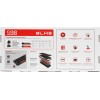Механическая клавиатура A4Tech S98 RED для геймеров с LED подсветкой и USB подключением (1.8м)